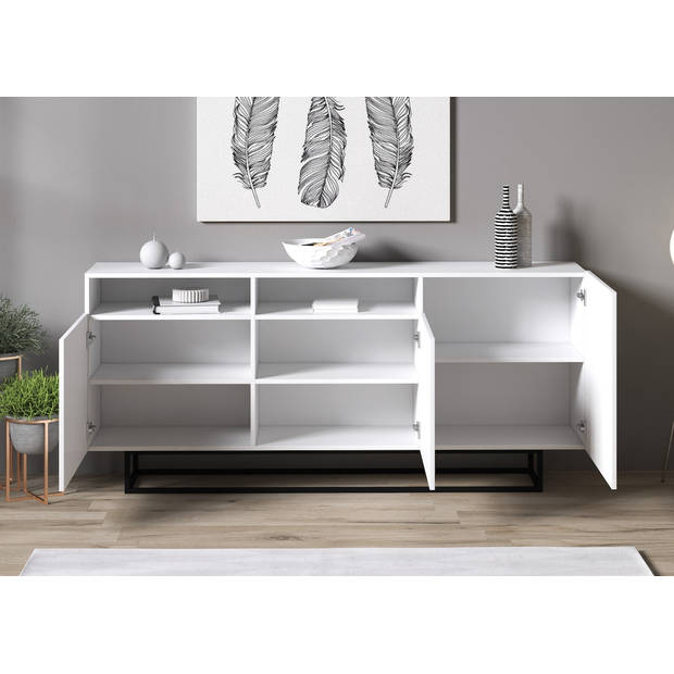 Meubella Dressoir Eos - Wit - 180 cm