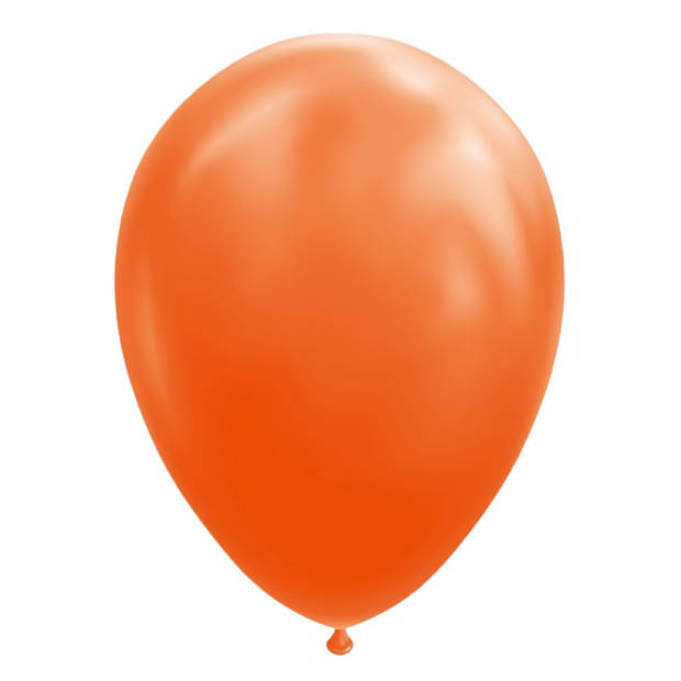 Wefiesta ballonnen 30 cm latex oranje 10 stuks