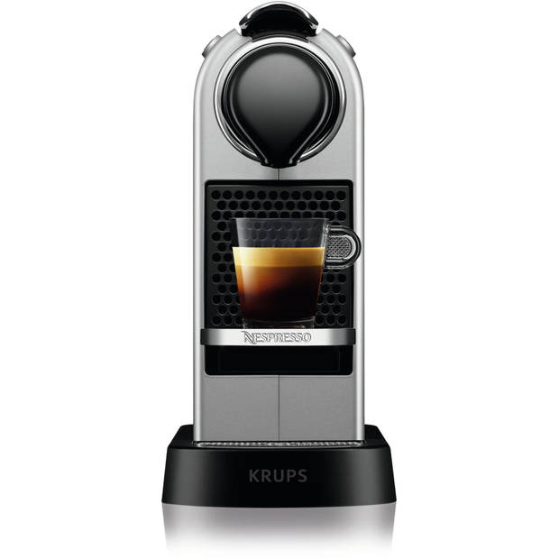 Nespresso Krups koffieapparaat CitiZ XN741B (Zilver)