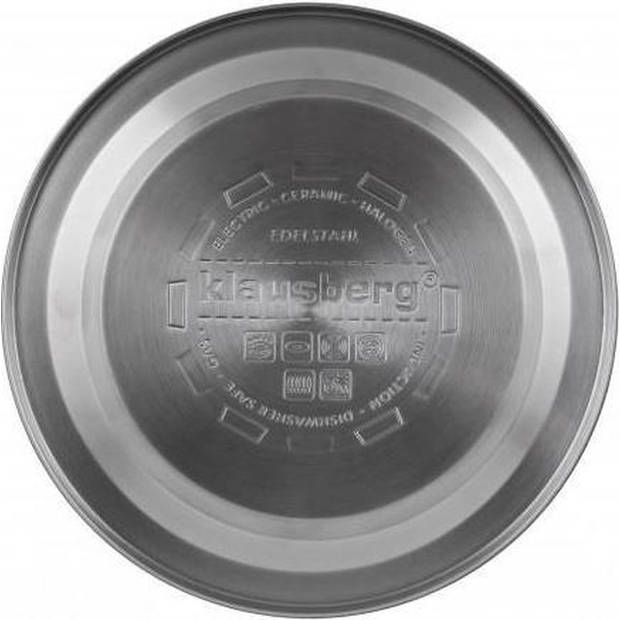 Klausberg 7258 - fluitketel - 3L - rvs - alle warmtebronnen