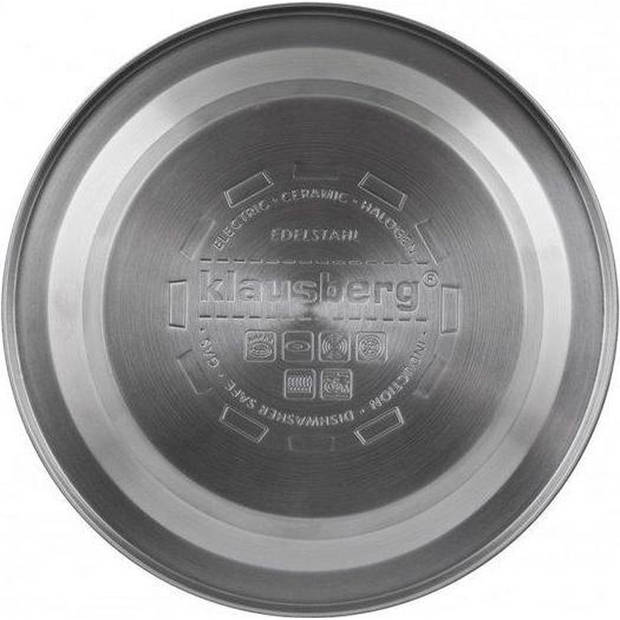 Klausberg KB-7261 fluitketel - 3L - rvs - alle warmtebronnen