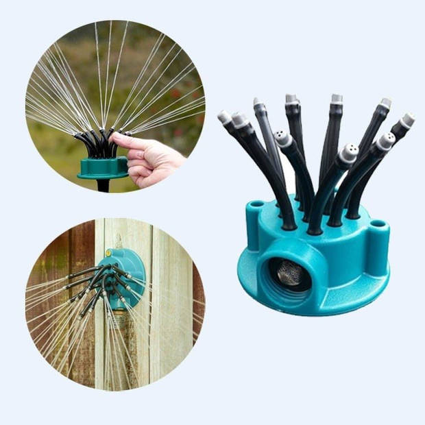 iBello innovatieve 12-koppige water sprinkler