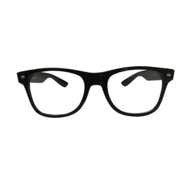 Orange85 bril zonder sterkte – Zwart - Nerdbril - Heren - Dames - Zwarte bril