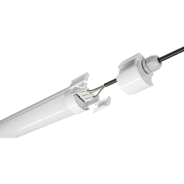 LED TL Armatuur - LED Balk - Pragmi Sensy Pro - 35W - Waterdicht IP65 - Koppelbaar - Warm Wit 3000K - 120cm Vervangt