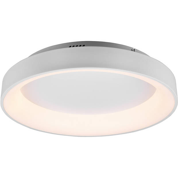 LED Plafondlamp - Plafondverlichting - Trion Gurano - 48W - Aanpasbare Kleur - Afstandsbediening - Dimbaar - Rond - Mat