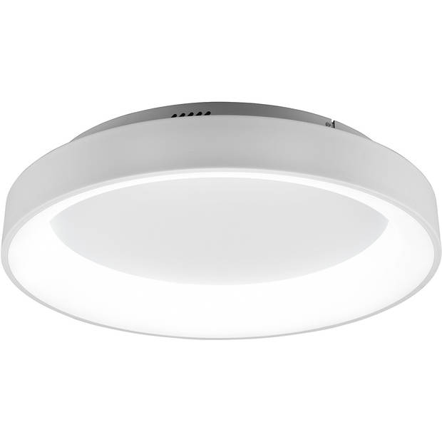 LED Plafondlamp - Plafondverlichting - Trion Gurano - 48W - Aanpasbare Kleur - Afstandsbediening - Dimbaar - Rond - Mat