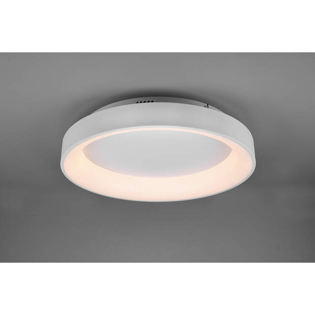 LED Plafondlamp - Plafondverlichting - Trion Gurano - 48W - Aanpasbare Kleur - Afstandsbediening - Dimbaar - Rond - Mat