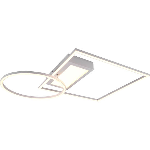 LED Plafondlamp - Plafondverlichting - Trion Dowino - 33W - Aanpasbare Kleur - Afstandsbediening - Dimbaar - Vierkant -