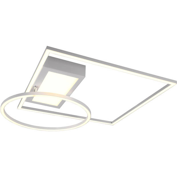 LED Plafondlamp - Plafondverlichting - Trion Dowino - 33W - Aanpasbare Kleur - Afstandsbediening - Dimbaar - Vierkant -