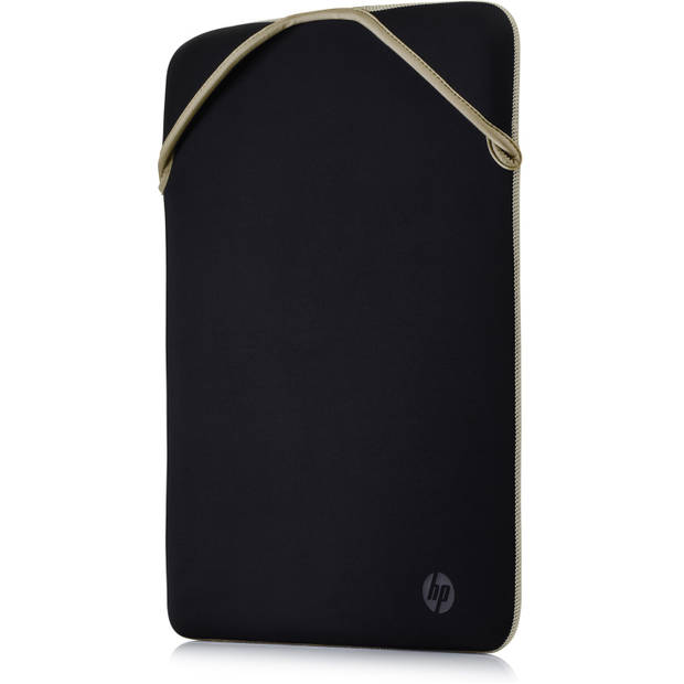 HP laptop sleeve Reversible 14 inch (Zwart/Goud)
