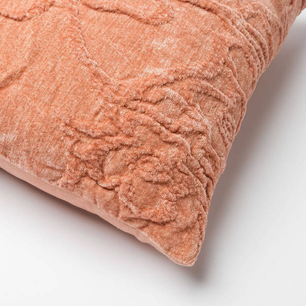 Dutch Decor - FLORA - Kussenhoes 45x45 cm Muted Clay - roze