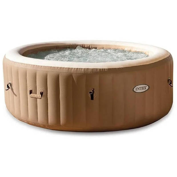 Intex jacuzzi opblaasbaar PureSpa Energy 4-persoons beige