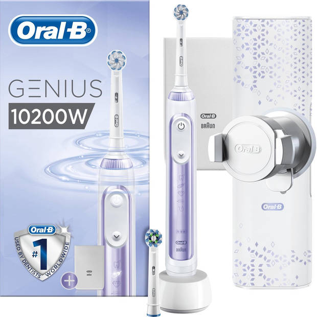 Oral-B Genius 10200W Purple - Elektrische Tandenborstel - Powered By Braun