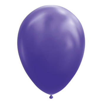 Globos ballonnen 30 cm latex paars 10 stuks