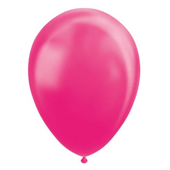 Globos ballonnen parel 30 cm latex roze 10 stuks