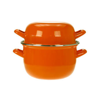 Cosy & Trendy Mosselpan - Oranje - ø 18 cm / 2.8 liter