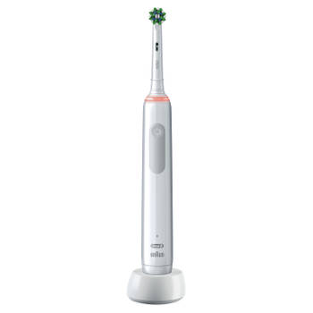 Oral-B Pro 3 3000 - Wit - Elektrische Tandenborstel - Ontworpen Door Braun - 1 Handvat en 1 opzetborstel