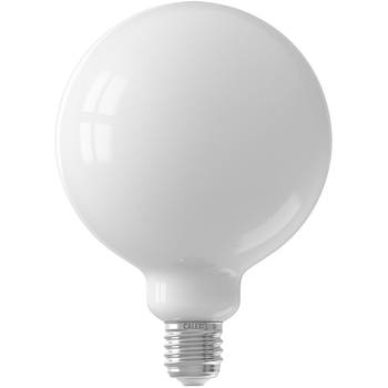 CALEX - LED Lamp - Globe - Smart LED G125 - E27 Fitting - Dimbaar - 7W - Aanpasbare Kleur CCT - Mat Wit