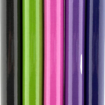 Benza cadeaupapier - Gekleurd assortiment inpakpapier KE12 - 200 x 70 - 5 rollen