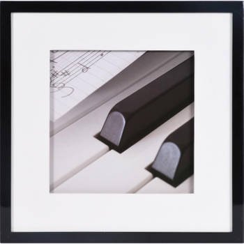 Henzo Fotolijst - Piano - Fotomaat 40x40 cm - Zwart