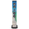 Speaker toren met Bluetooth®, FM Radio, USB- en SD speler Ices Blauw-Groen