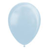 Wefiesta ballonnen parel 30 cm latex lichtblauw 10 stuks