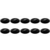 Spot Armatuur 10 Pack - Pragmi Domy Pro - GU10 Inbouwspot - Rond - Zwart - Aluminium - Verdiept - Kantelbaar - Ø105mm