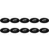 Spot Armatuur 10 Pack - Pragmi Delton Pro - GU10 Inbouwspot - Rond - Zwart - Aluminium - Kantelbaar - Ø82mm