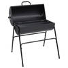 vidaXL Barbecuevat met 2 kookroosters 80x95x90 cm staal zwart