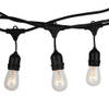 V-TAC VT-7135 E27 LED-buizen String Lights - WP - Socket - Zwart - IP54 - Modelnr: - VT-7135