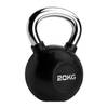 RYZOR Kettlebell - 20 KG - Rubber - Zwart