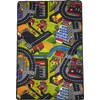 Speelkleed - Verkeerskleed - speeltapijt - Stratentapijt - Smart City 100 x 150 cm - Design 11