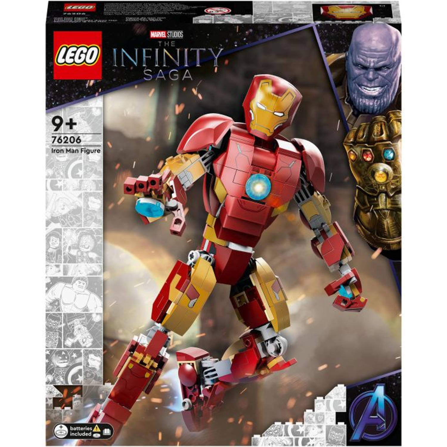 LEGO® MARVEL SUPER HEROES 76206 Iron Man figuur