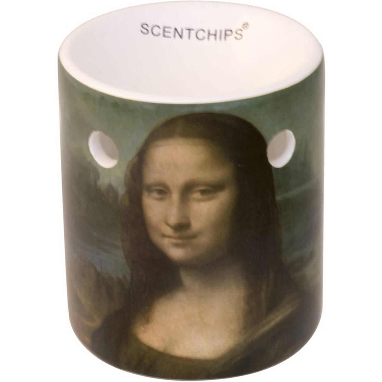 plan Variant met de klok mee Scentchips brander Oude Meesters Da Vinci Mona Lisa - Keramiek | Blokker