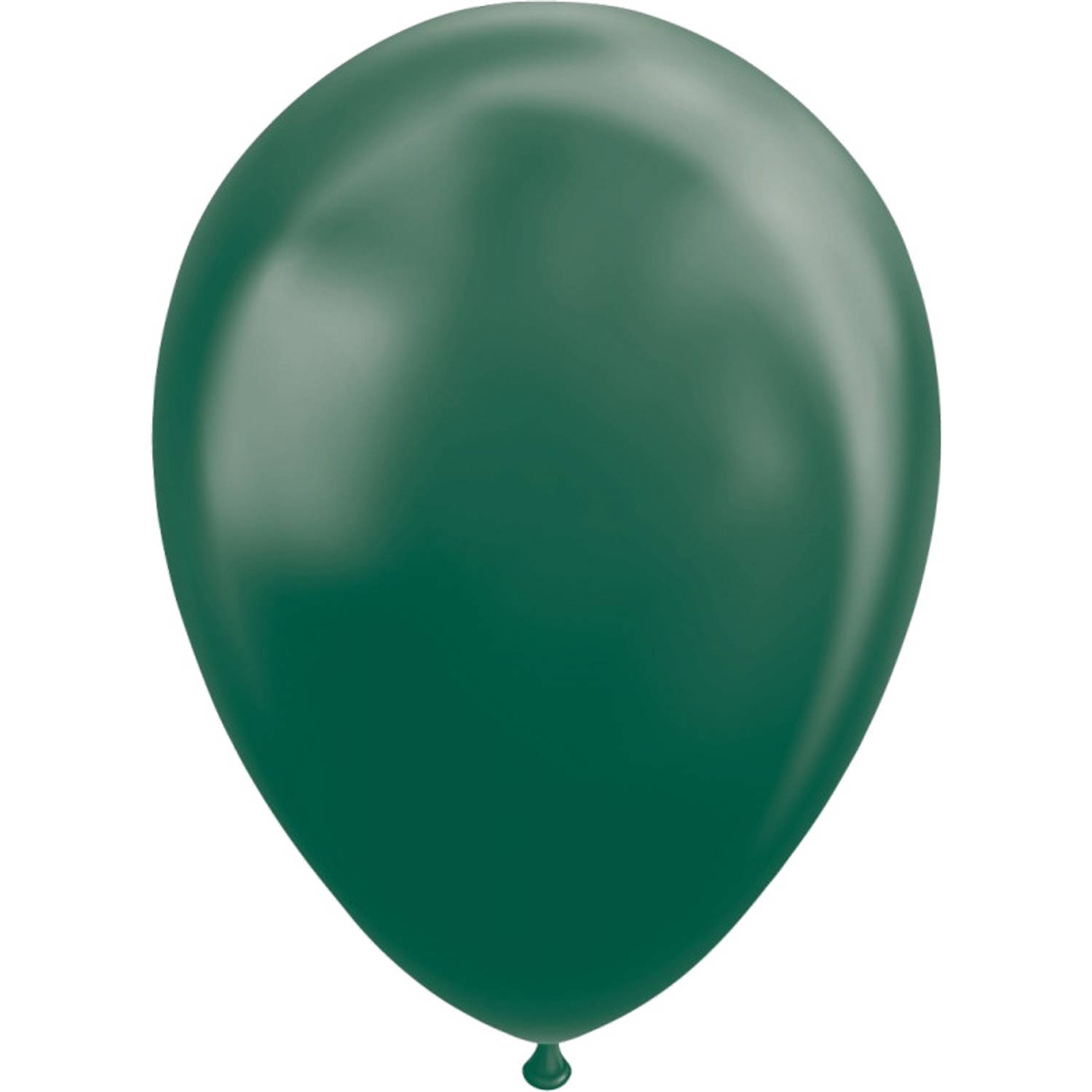 Wefiesta ballonnen metallic 30 cm latex donkergroen 10 stuks