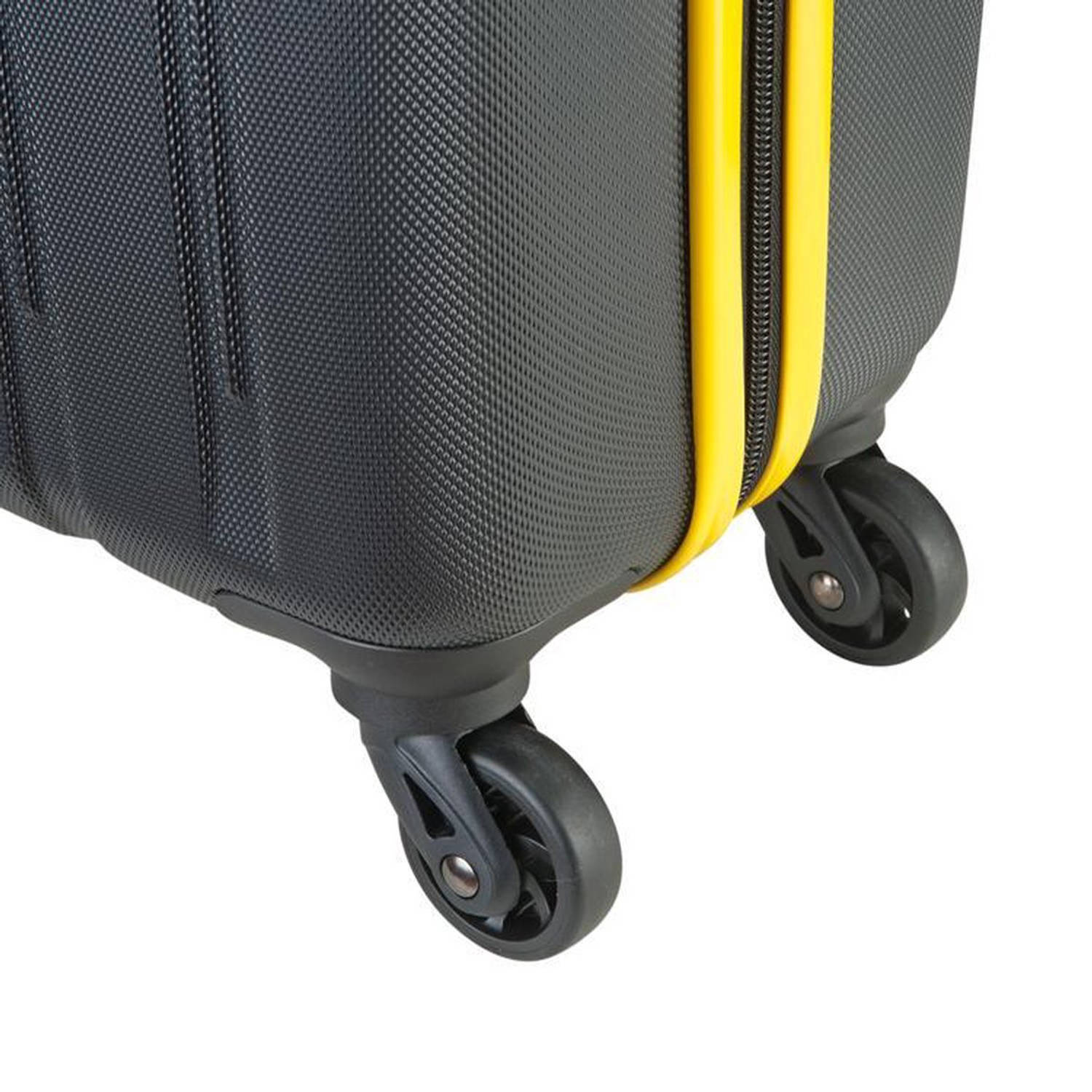 Princess Traveller - Handbagage - Cabin Size - - Geel/Zwart - 360° draairichting | Blokker
