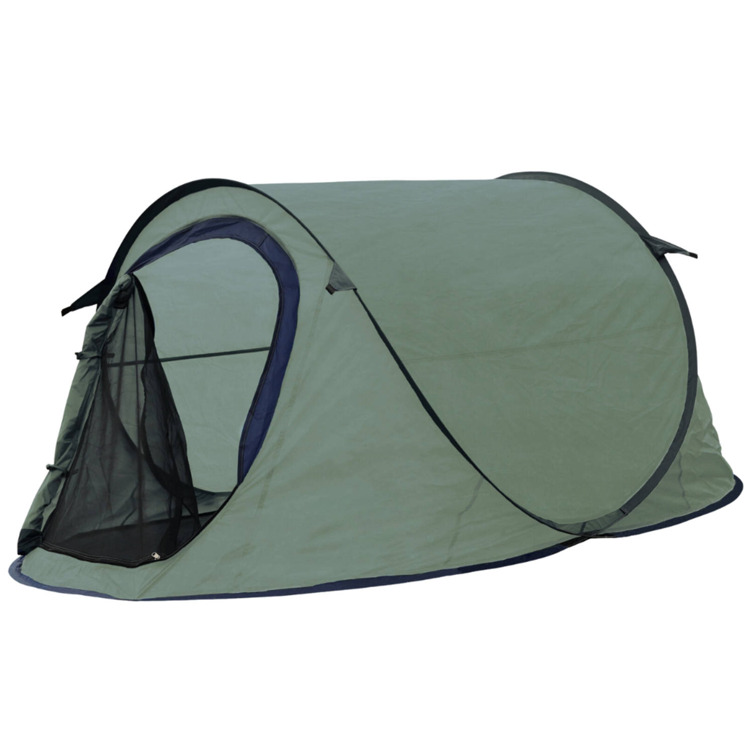 Orange85 Pop Up Tent Groen Camping 220x120x95cm 2 Personen