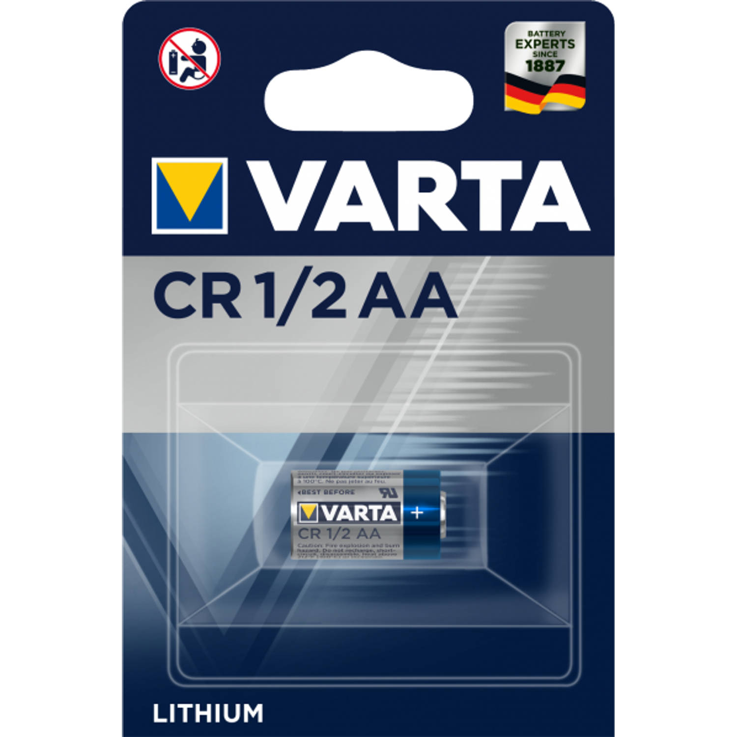 Varta lithium 1/2AA 3v blister