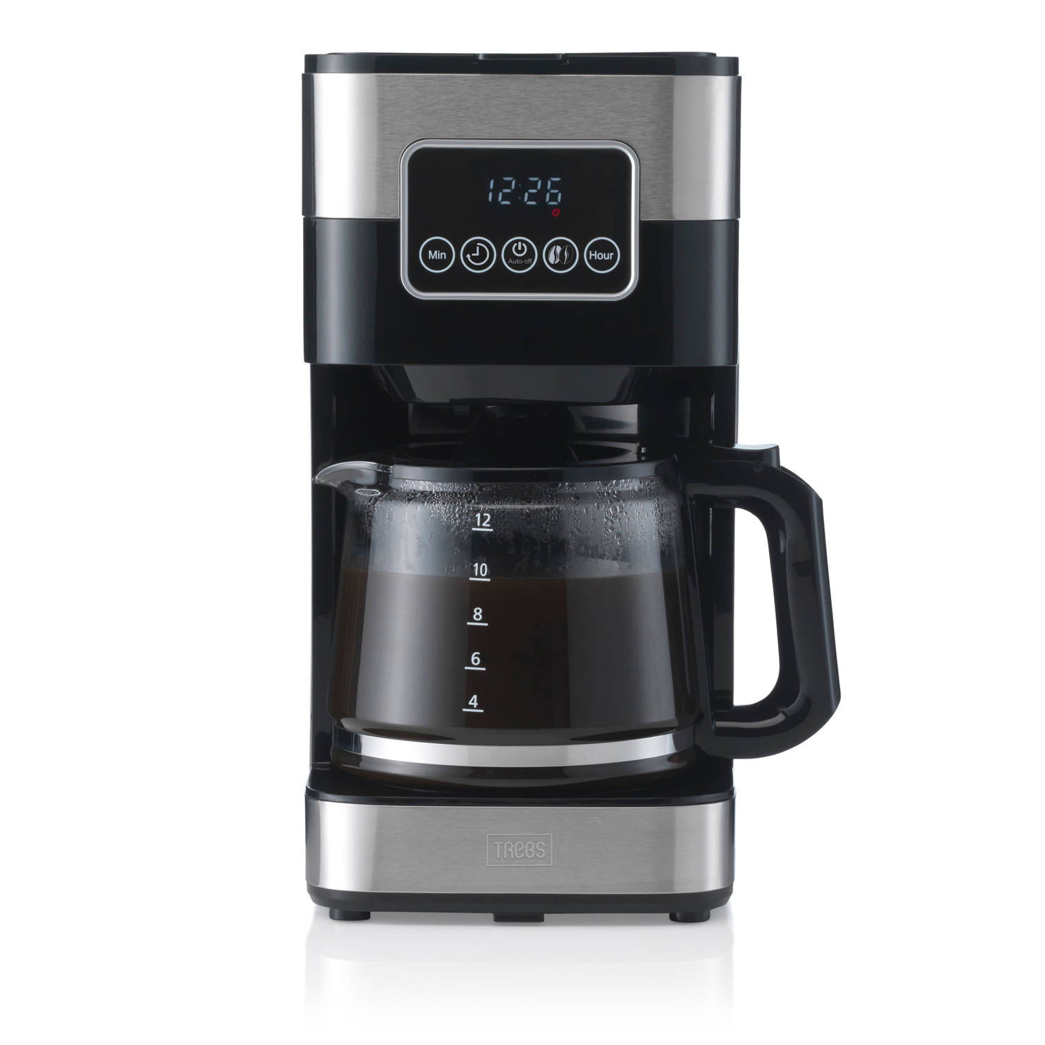 Filter koffiemachine - 1,5L - RVS Trebs 24100 RVS-Zwart