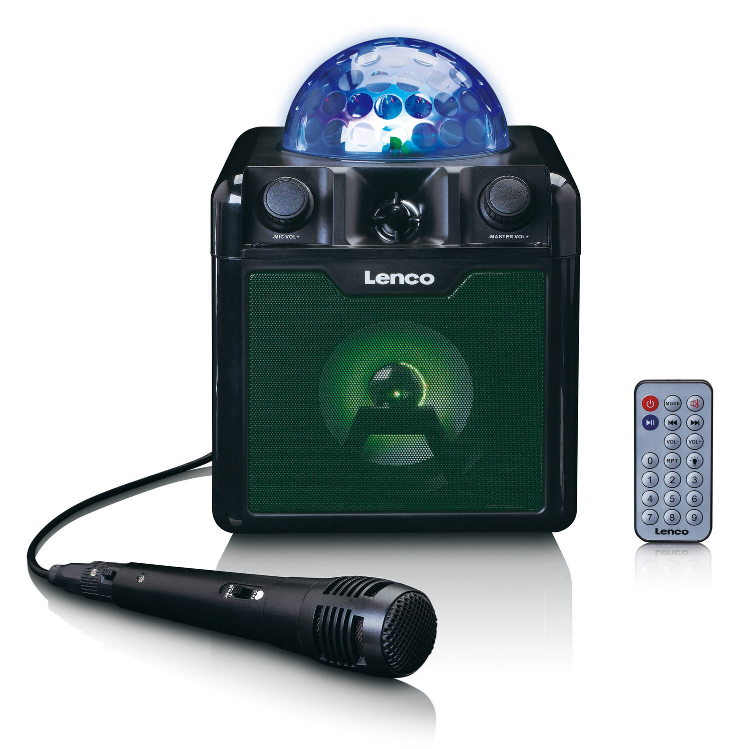 Lenco Btc-055bk Bluetooth Karaokeset Met Lichtbol