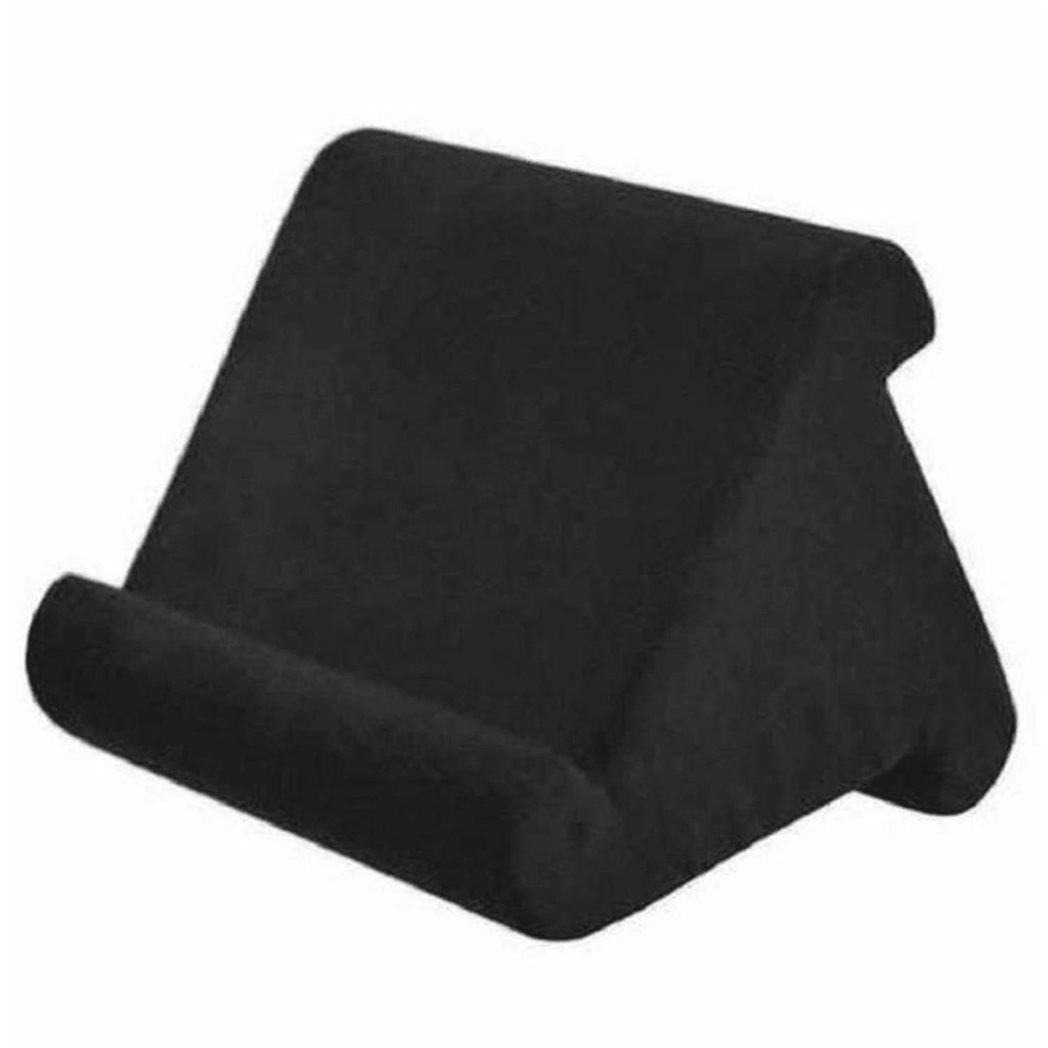 Orange Donkey, Tablet kussen – Zwart - 3 kijkhoeken – tablet pillow – tablethouder – tablet standaard – pillow pad
