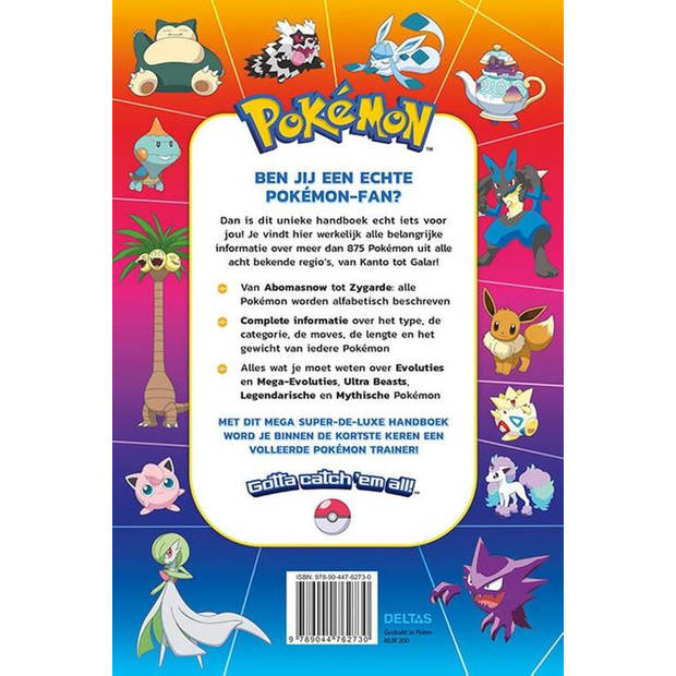 Pokémon Het mega super de luxe handboek