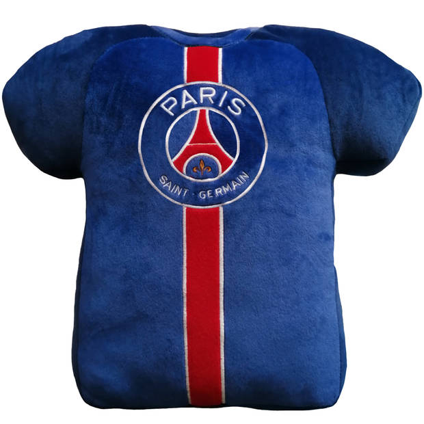 Paris Saint Germain Shirt - 38 cm - 3D Sierkussen - Blauw