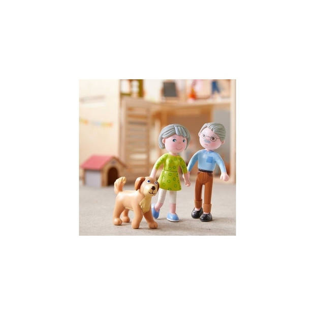 Little Friends poppenhuispoppen grootouders 12 cm 3-delig