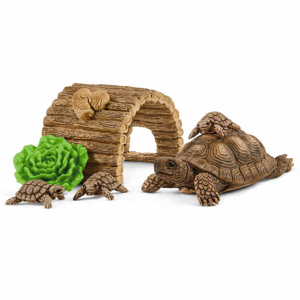 Schleich Wild Life Tortoise home