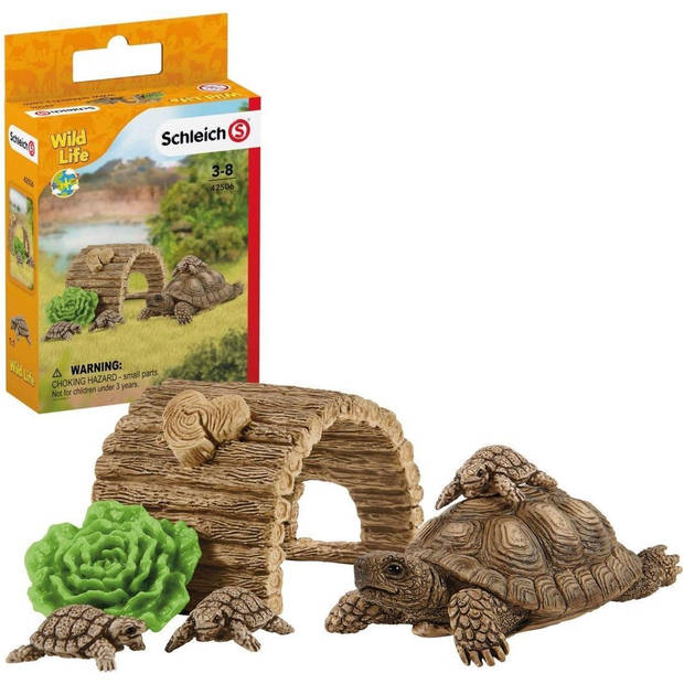 Schleich Wild Life Tortoise home