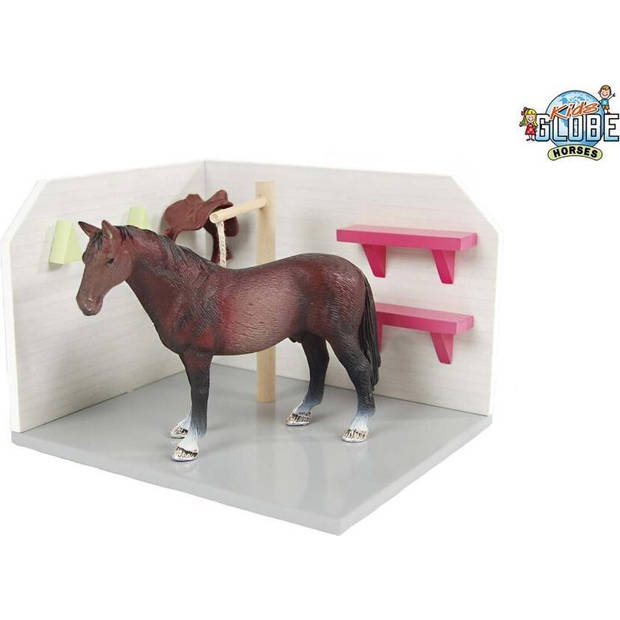 Kids Globe Paarden Wasbox - 1:24