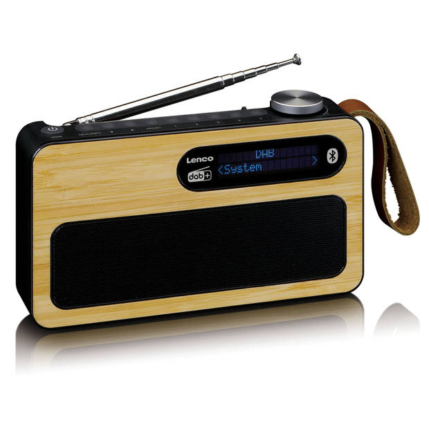 DAB+/FM radio Bluetooth® Lenco Zwart