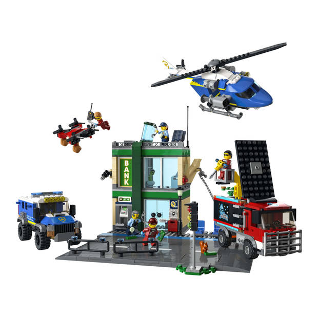LEGO CITY Politieachtervolging bij de bank - 60317