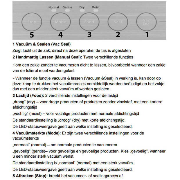 Ziva OneTouch vacuümsealer